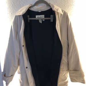 Eddie Bauer Trench Coat Jacket